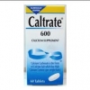 Caltrate 600  แคลเทรด 600 ผลิตภัณท์เสริมแคลเซียม  บรรจุ120เม็ด ดูแลกระดูก