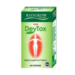 Biogrow Sun Deytox 60 เม็ด ล้างพิษผิว พร้อมฟื้นฟูบำรุงสุขภาพผิว เพื่อผิวขาวหมดจด สดใสดูอ่อนวัย