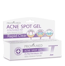 Provamed Rapid Clear Acne Spot Gel เจลแต้มสิวสูตรเร่งด่วน สำหรับ สิวอักเสบ