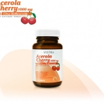 Vistra Acerola Cherry Vitamin C 1000 mg 60 แคปซูล [ขวดกลาง] เสริมภูมิคุ้มกัน ลดอาการภูมิแพ้ สังเคราะห์คอลลาเจน บำรุงผิว
