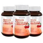 Vistra Acerola Cherry 1,000 mg. (60 เม็ด x3ขวด)
