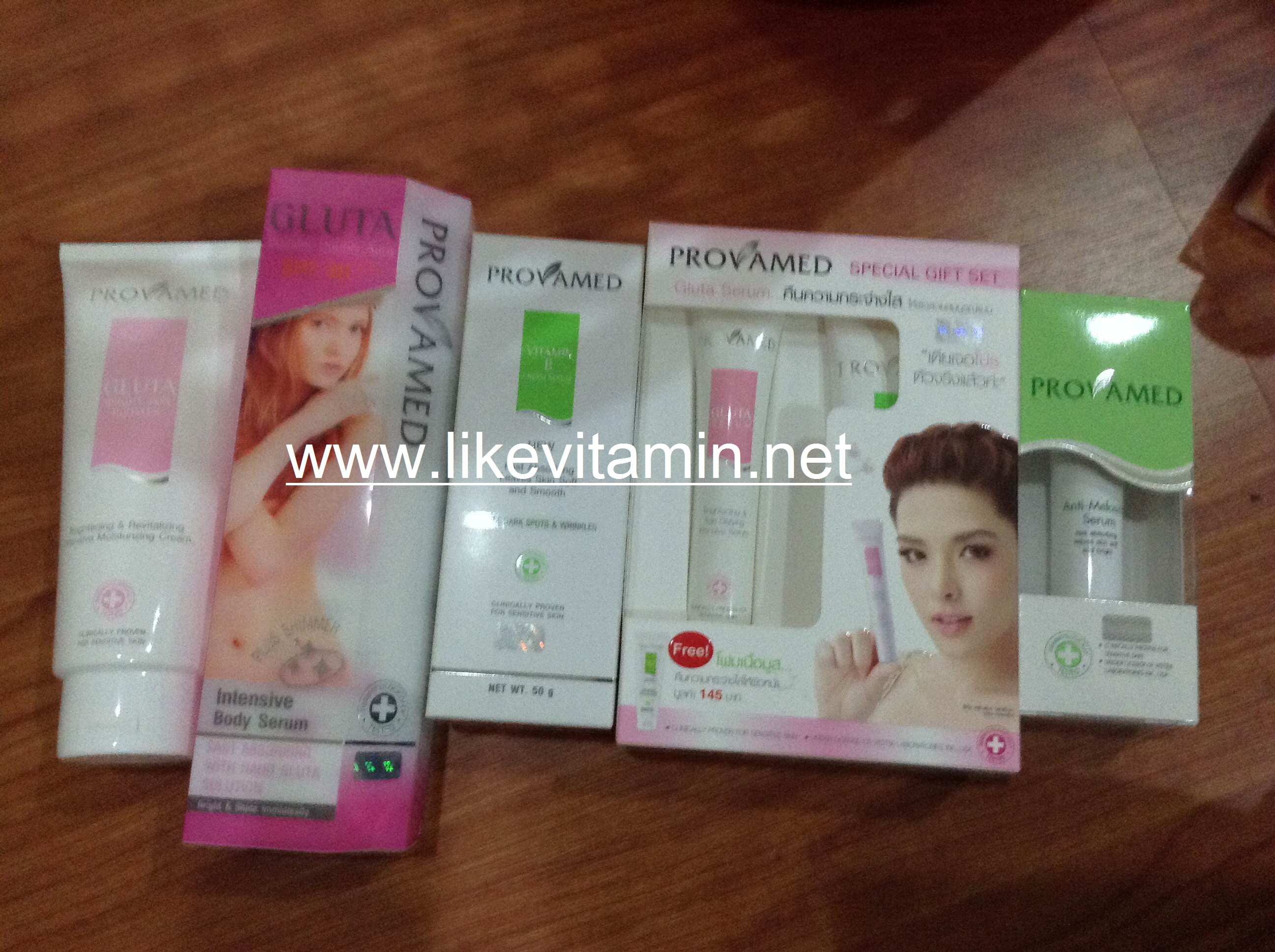 เซทโปรวาเมด คอมโบ บำรุงผิว 5 ชิ้น จัดทำขึ้นมาเพื่อราคาลดพิเศษกว่า 30%