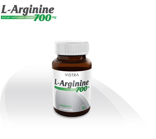 Vistra L-Arginine 700 mg 30 แคปซูล แอล-อาร์จินีน : สารอาหารเพื่อความเป็นชาย