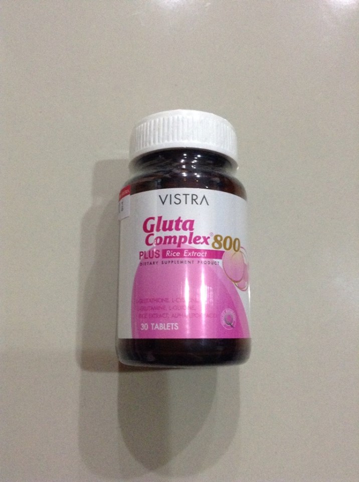 Vistra Gluta Complex 800 Plus Rice Extract "Perfect White Solution"