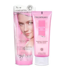 Provamed Gluta Bright Cleansing Gel ขนาด 115 ml โปรวาเมด กลูต้า ไบร์ท คลีนซิ่ง เจล