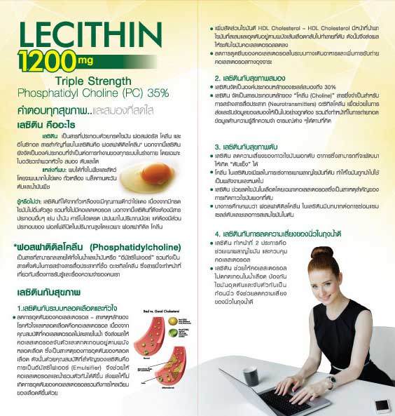 Vistra Lecithin วิสทร้า เลซิติน 90 เม็ด สูตรใหม่ บำรุงตับ ลดไขมันในเลือด บำรุงสมอง thumbnail 3
